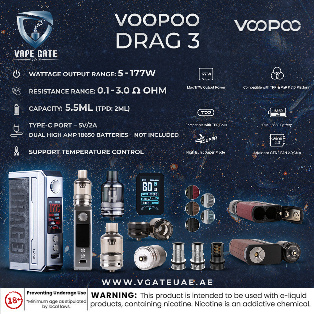 VOOPOO DRAG 3 177W STARTER KIT