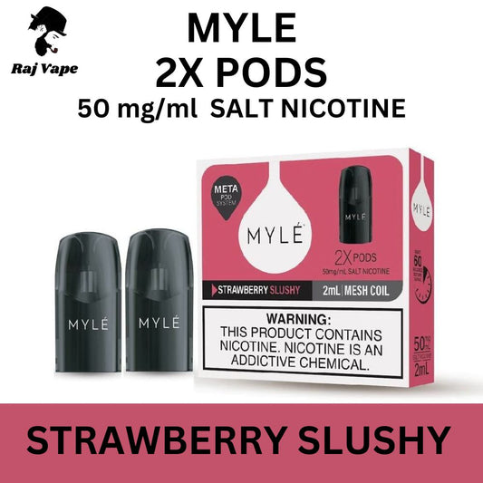 Myle Strawberry Slaushy 2k Pod