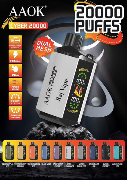 AAOK Cyber 20000 Puffs Disposable Vape