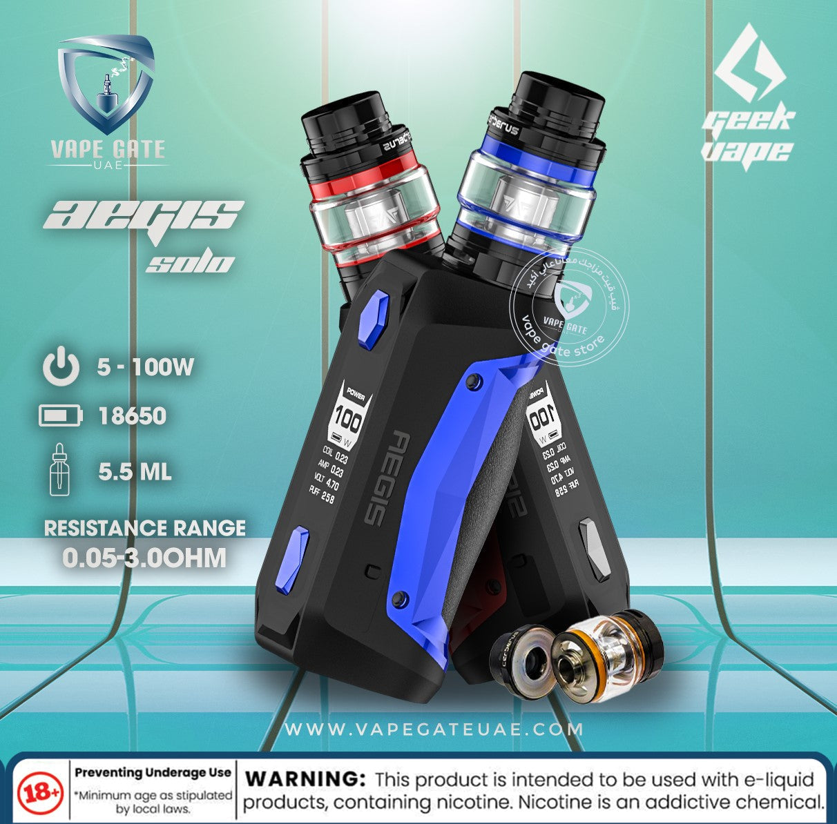 GeekVape Aegis Solo Starter Kit 100W