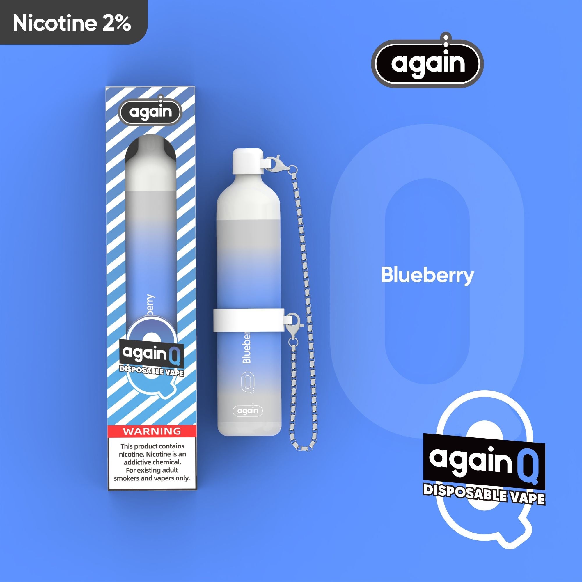 AGAIN Q DISPOSABLE DEVICE (1500 DL PUFFS 20MG)