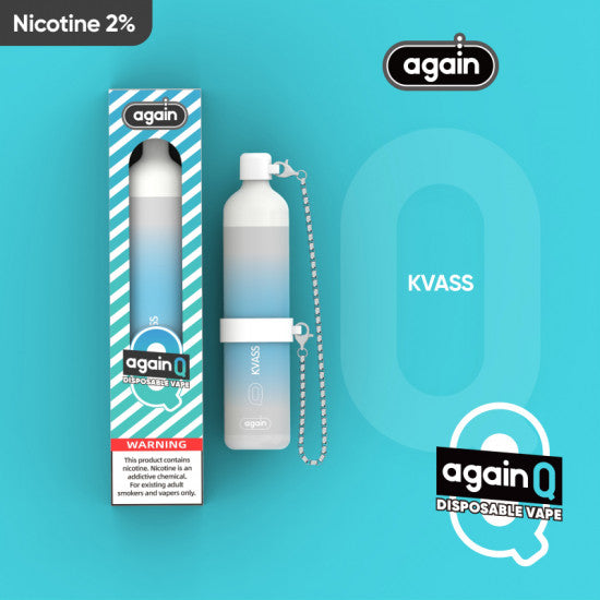 AGAIN Q DISPOSABLE DEVICE (1500 DL PUFFS 20MG)