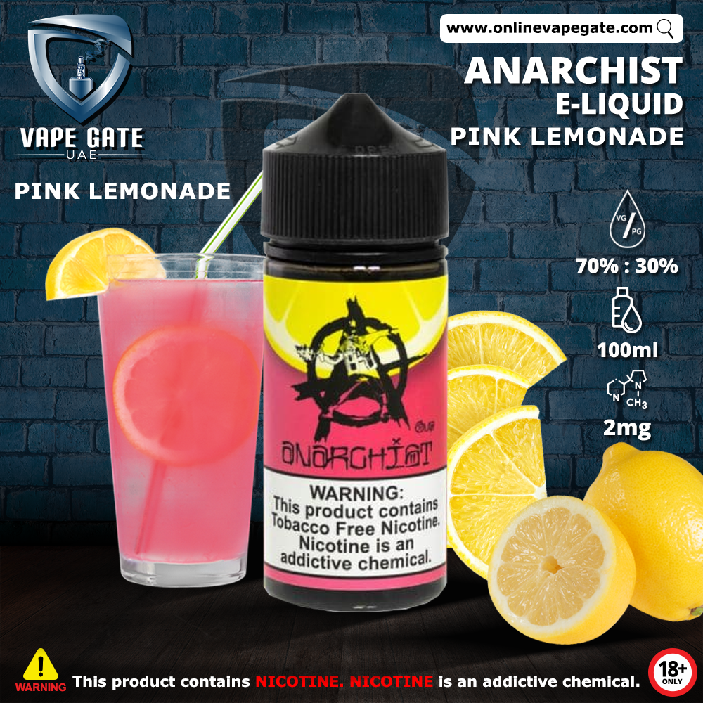 ANARCHIST - PINK LEMONADE 100ML ELIQUID