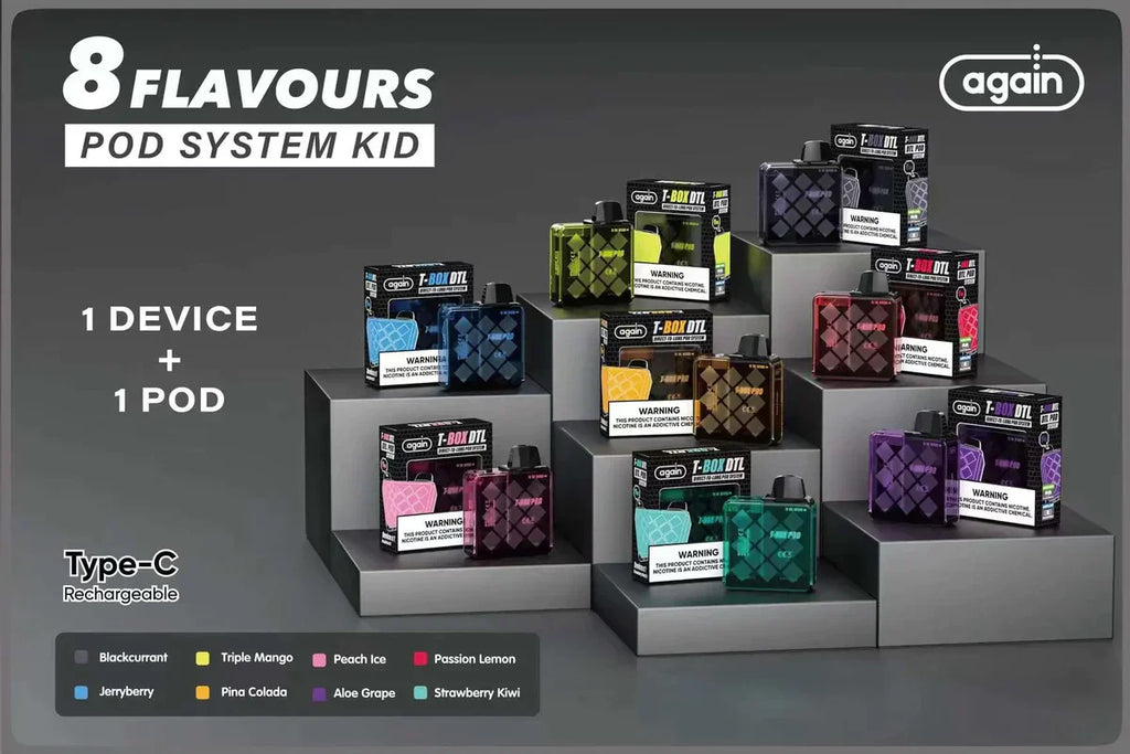 AGAIN T-Box Pod Kit Disposable Vape
