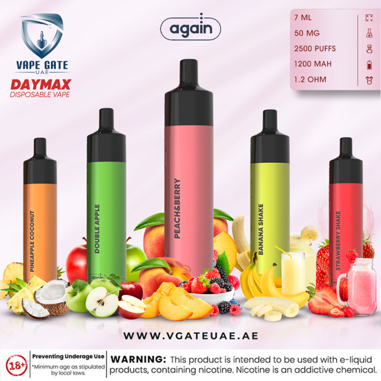 Again - Daymax Disposables (2500puffs)