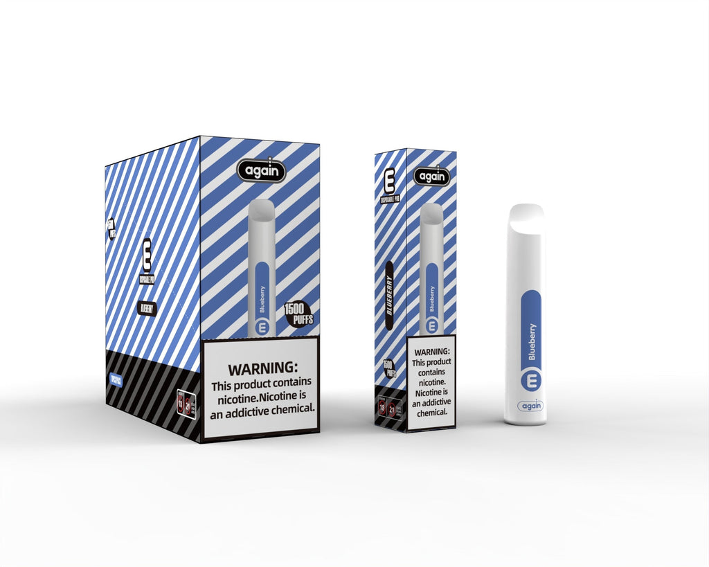 Again E Disposables MTL Vape 1500 Puffs 50mg - Compact & Portable