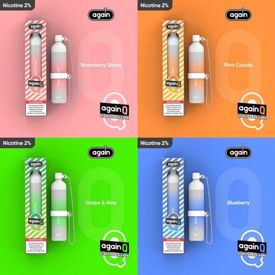 AGAIN Q DISPOSABLE DEVICE (1500 DL PUFFS 20MG)
