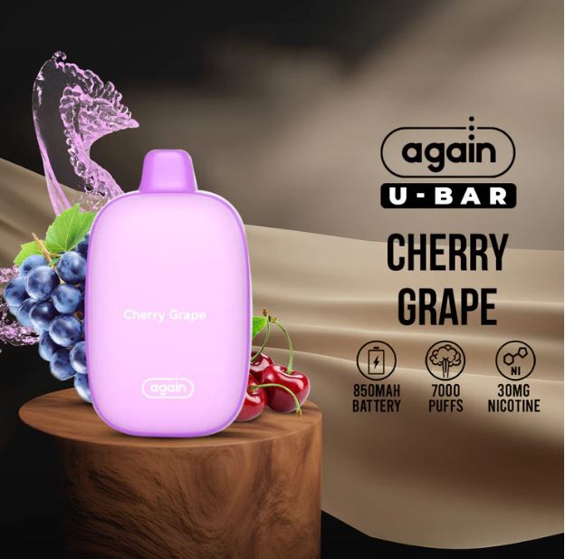 AGAIN U-BAR DISPOSABLE VAPE (7000 PUFFS)