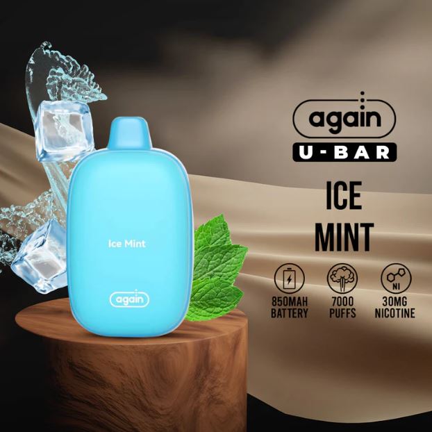 AGAIN U-BAR DISPOSABLE VAPE (7000 PUFFS)