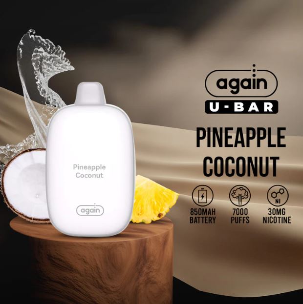 AGAIN U-BAR DISPOSABLE VAPE (7000 PUFFS)