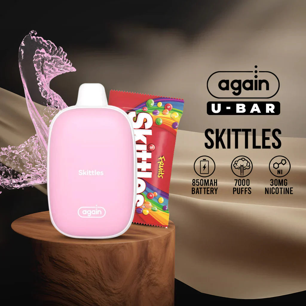 AGAIN U-BAR DISPOSABLE VAPE (7000 PUFFS)