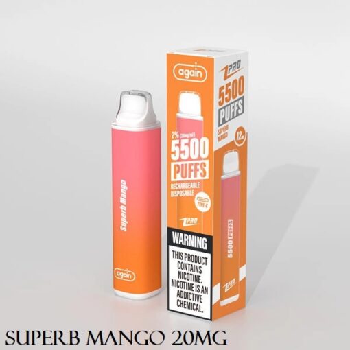 AGAIN Z PRO DISPOSABLE VAPE (5500 PUFFS - 20MG)