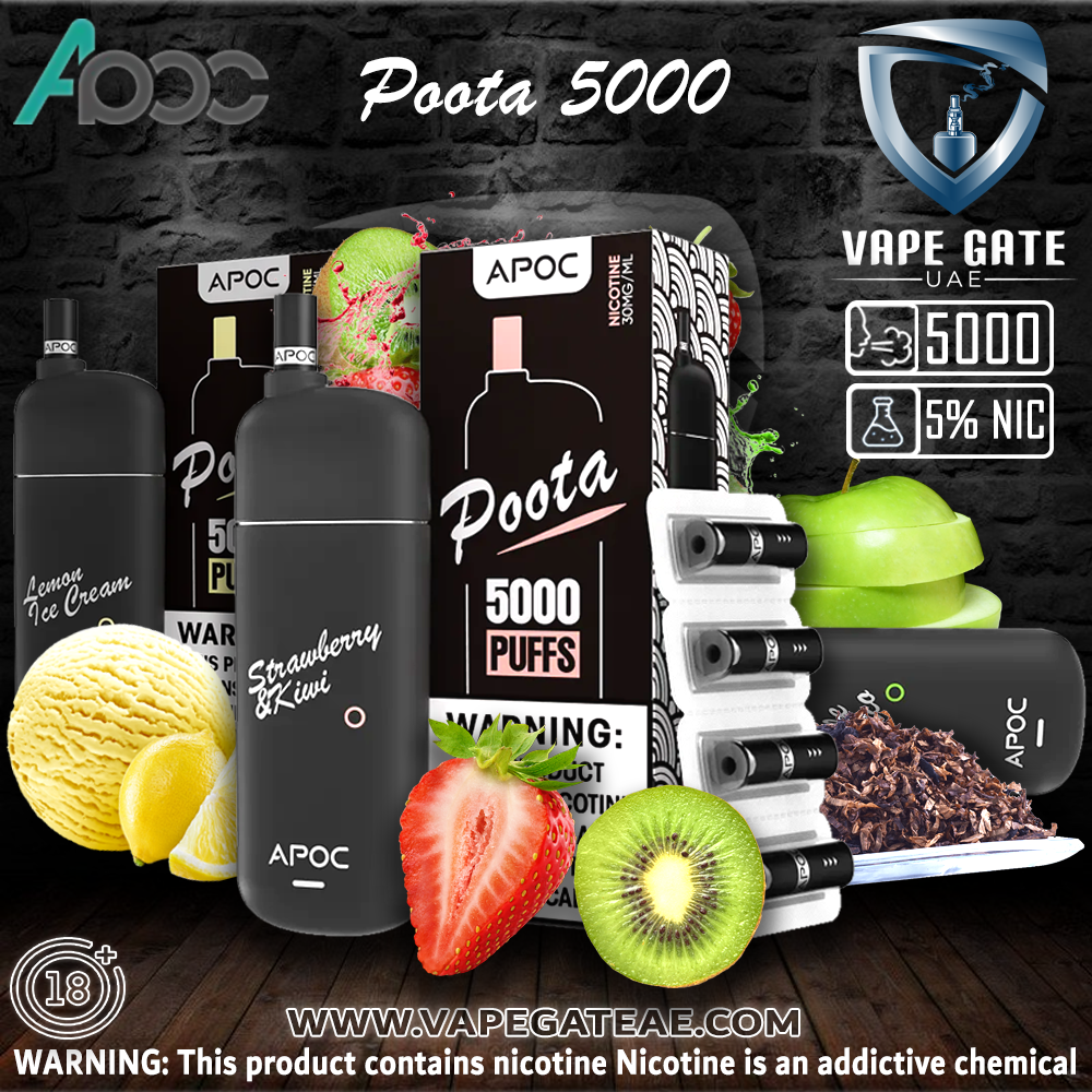 APOC - Poota 5000 Puffs Rechargeable Disposable Vape
