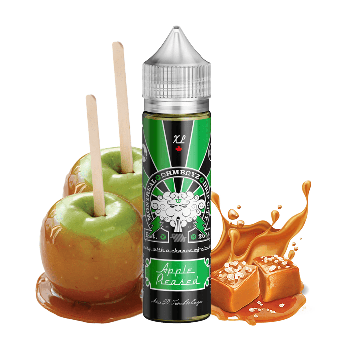 APPLE PLEASED 60ml E juice - by Ohmboyz Drip City