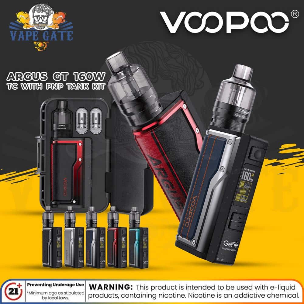 VOOPOO Argus GT 160W TC with PnP Tank Kit