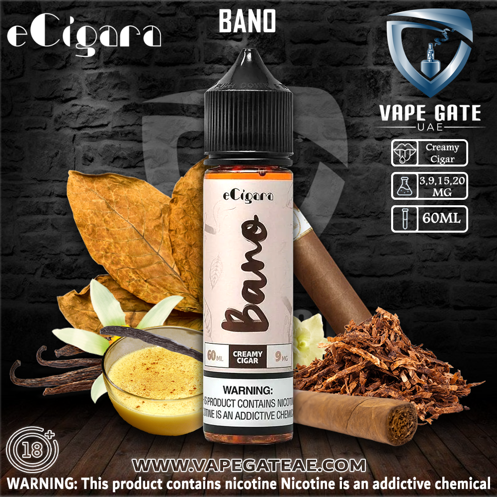 Bano Creamy Tobacco E Liquid by eCigara