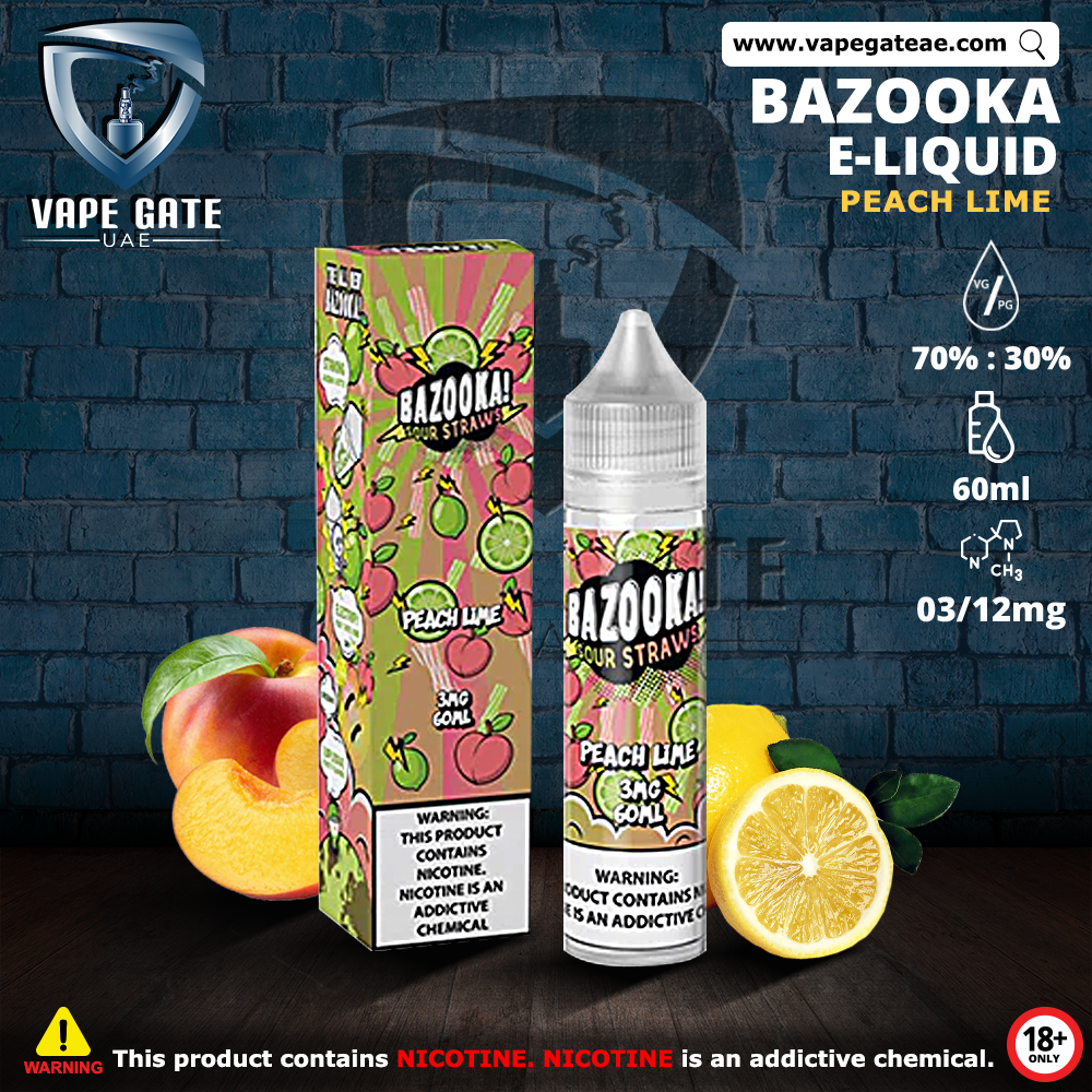 Bazooka Peach Lime E-Liquid