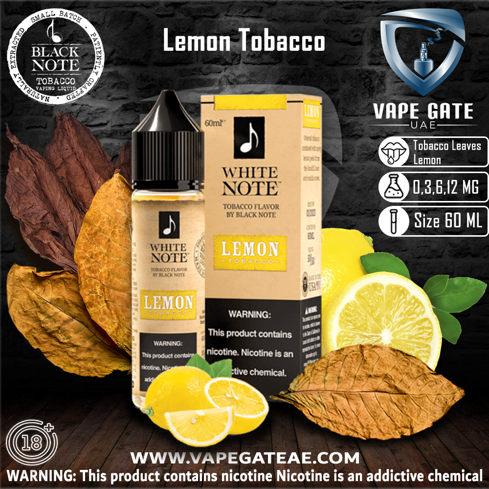 WHITE NOTE - Lemon Tobacco 60ML