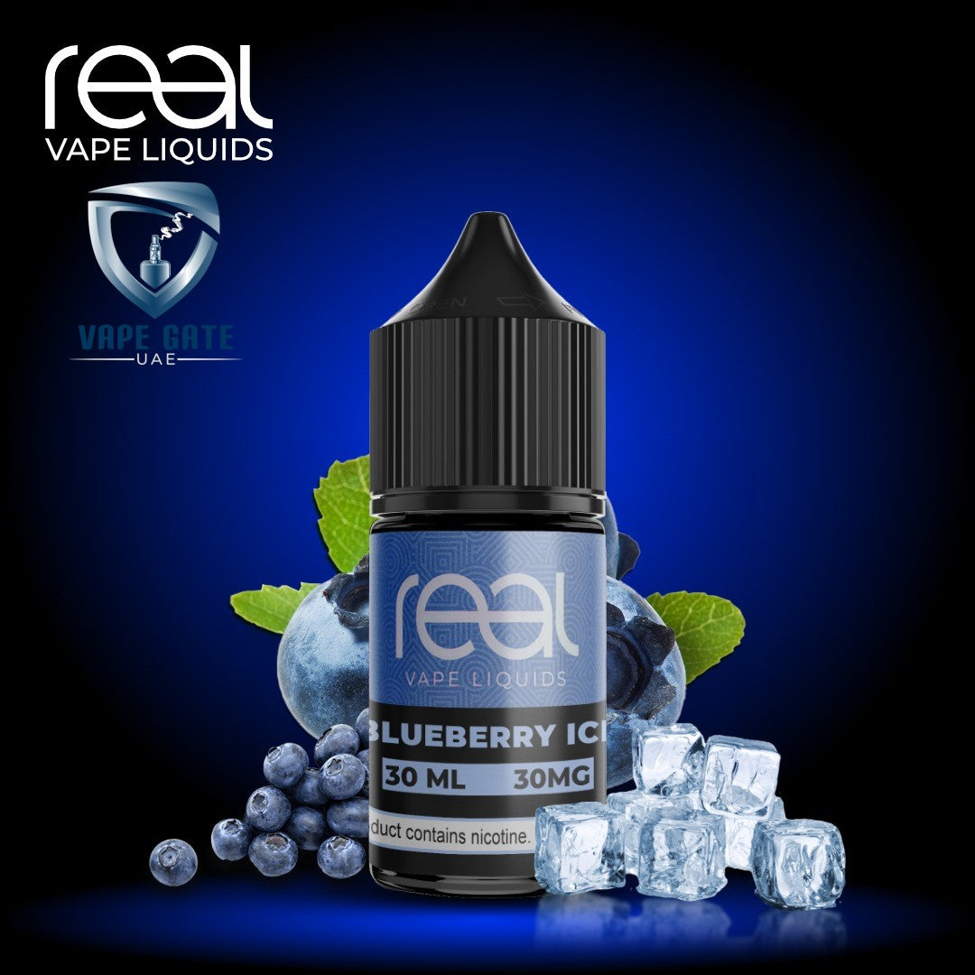 BLUEBERRY ICE - REAL VAPE SALTNIC 30ml