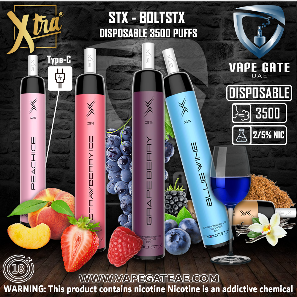 STX - BOLTSTX DISPOSABLE VAPE 3500 PUFFS