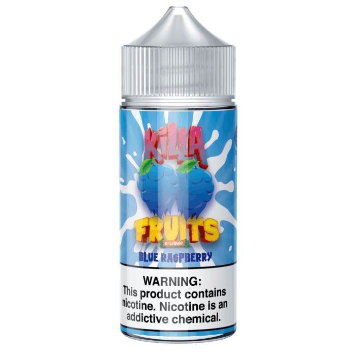 Blue Raspberry 100ml E Liquid by Killa Fruits