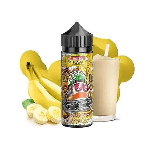 Horny - Banana Milkshake 120ml E Liquid by Horny Flava