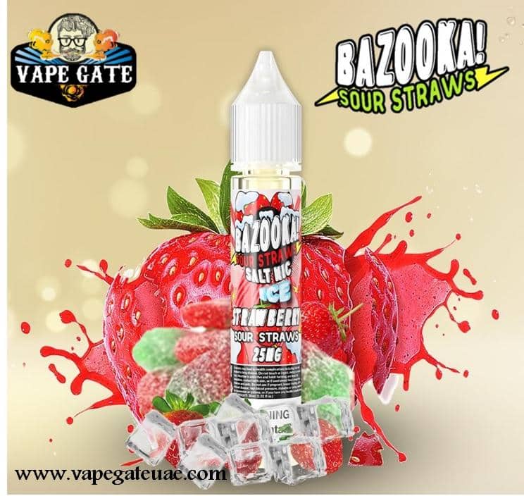 Strawberry Ice 30ml SaltNic by Bazooka