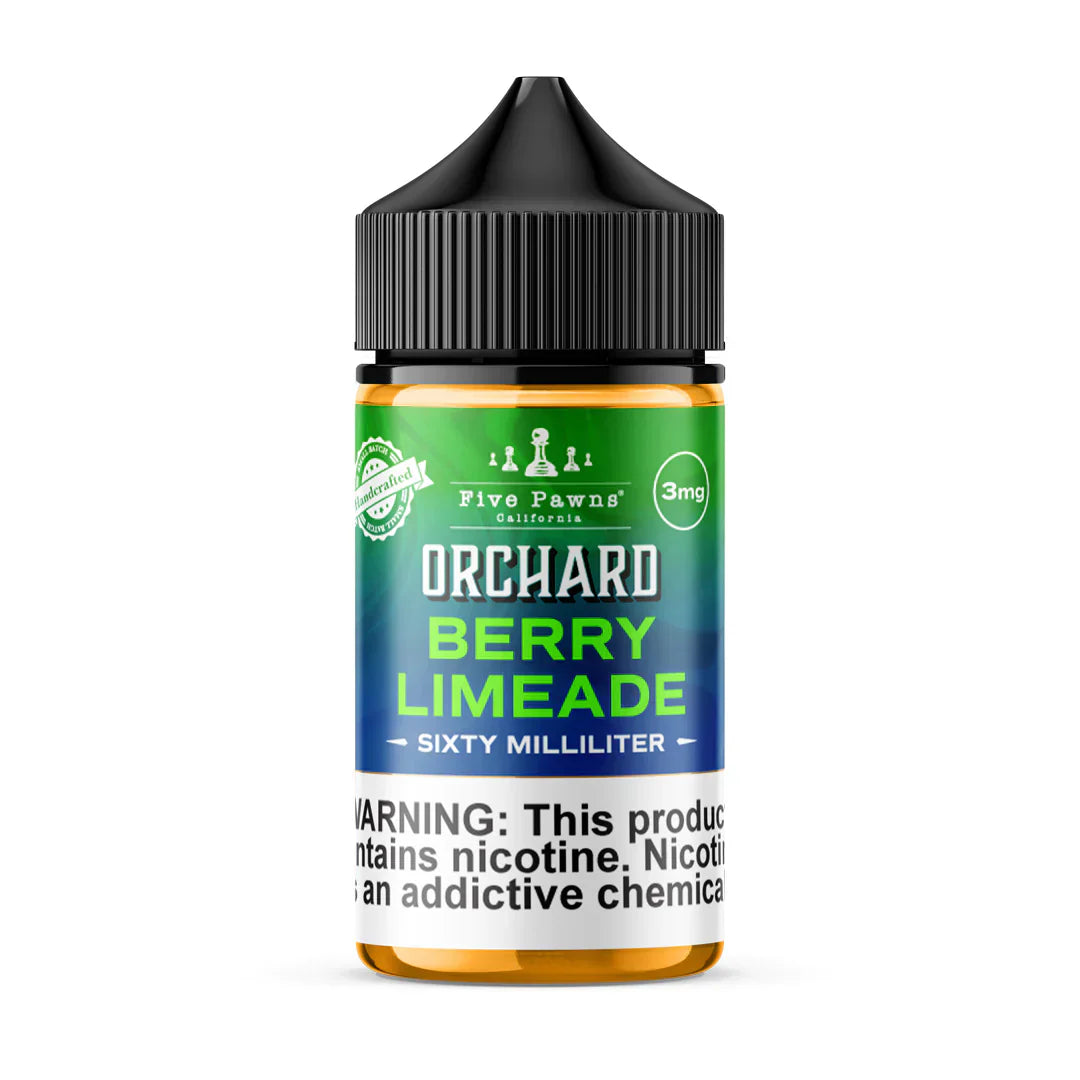 BERRY LIMEADE - ORCHARD BLEND FRUIT 60ML ELIQUID BY FIVE PAWNS