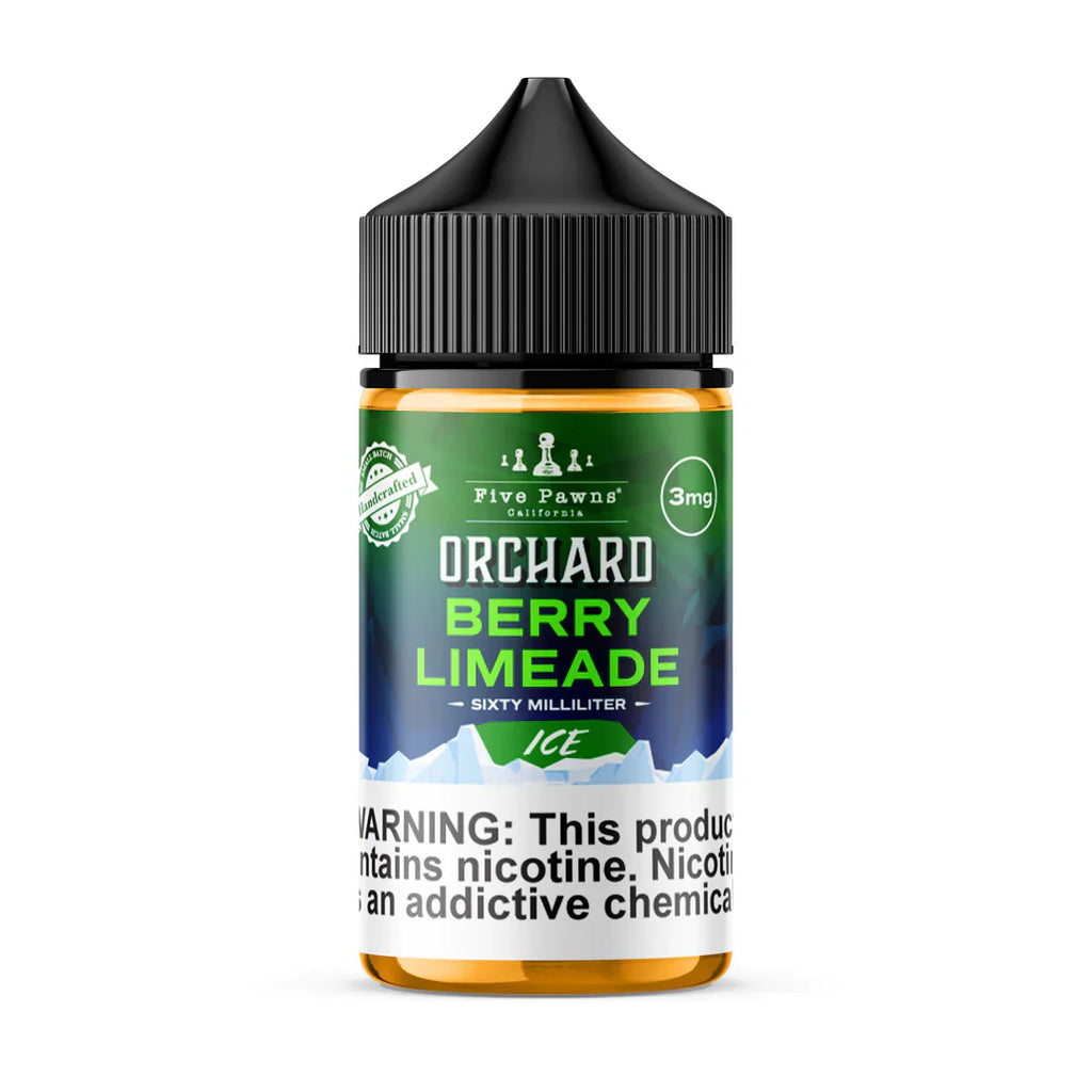 BERRY LIMEADE ICE - ORCHARD BLEND FRUIT 60ML ELIQUID BY FIVE PAWNS