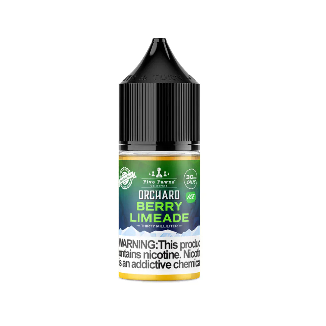 BERRY LIMEADE ICE - ORCHARD BLEND FRUIT SALTNIC BY FIVE PAWNS