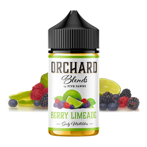 BERRY LIMEADE - ORCHARD BLEND FRUIT 60ML ELIQUID BY FIVE PAWNS