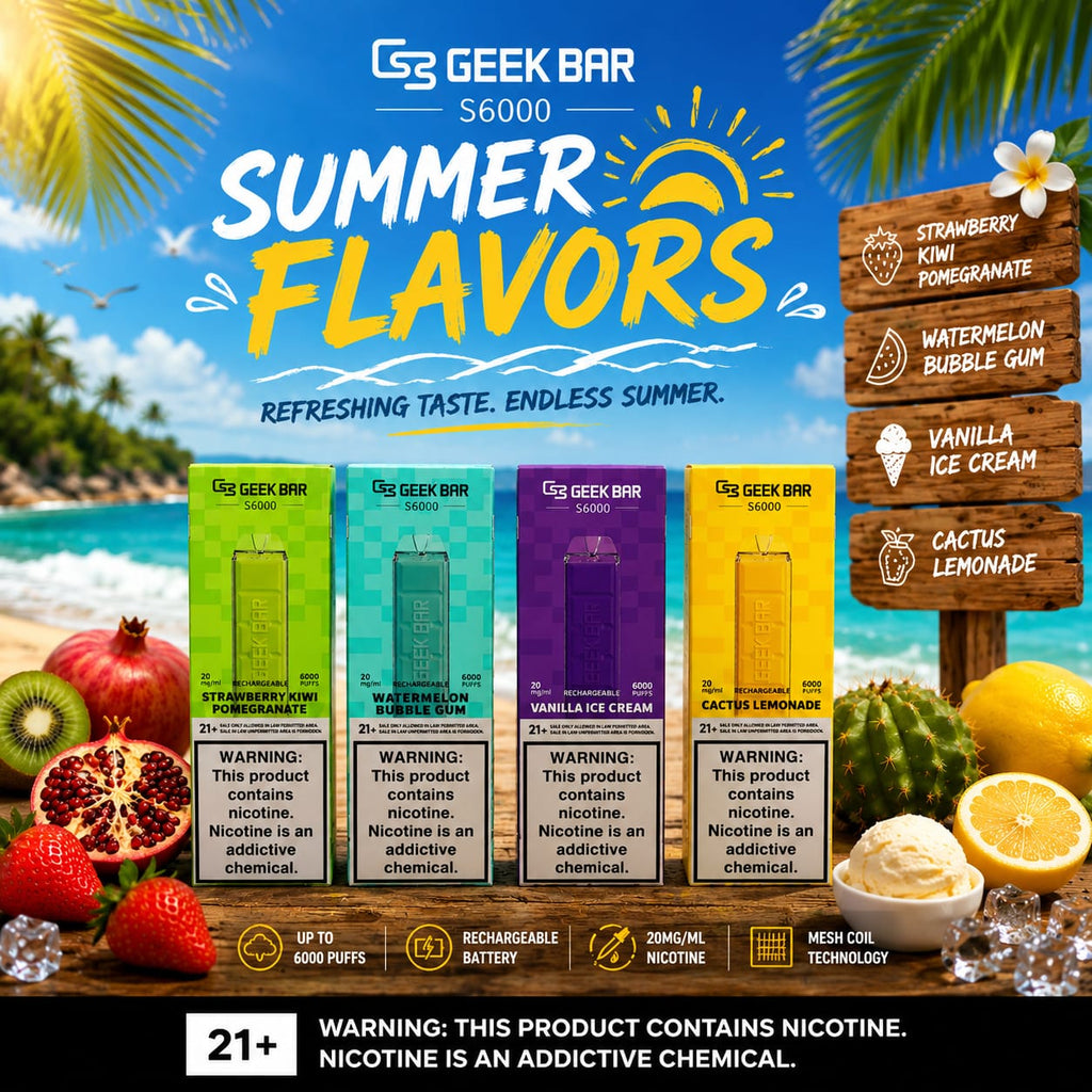 Geek Bar S3000 Disposable Pod Device (1000mAh) 20&50mg