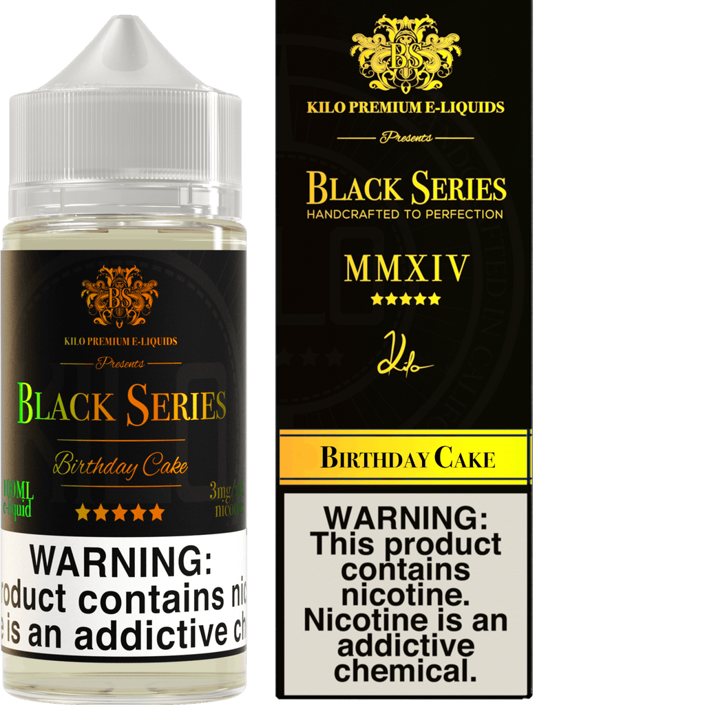 Birthday Cake Black Series E Liquid by Kilo