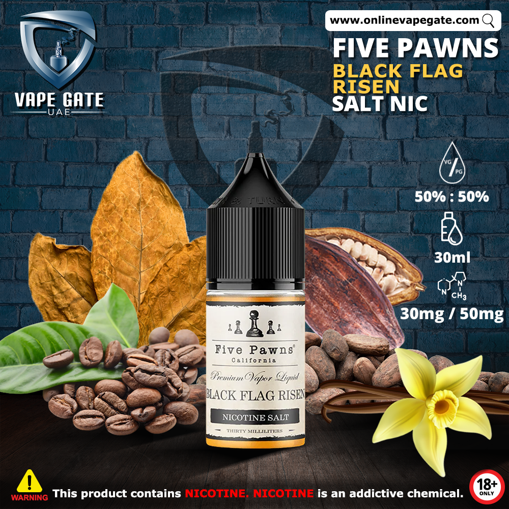 Black Flag Risen - SaltNic by Five Pawns California