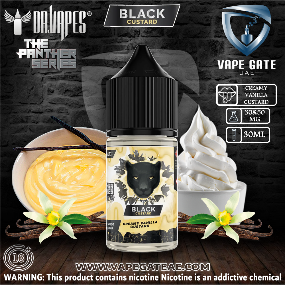 Black Custard Saltnic - Dr Vapes