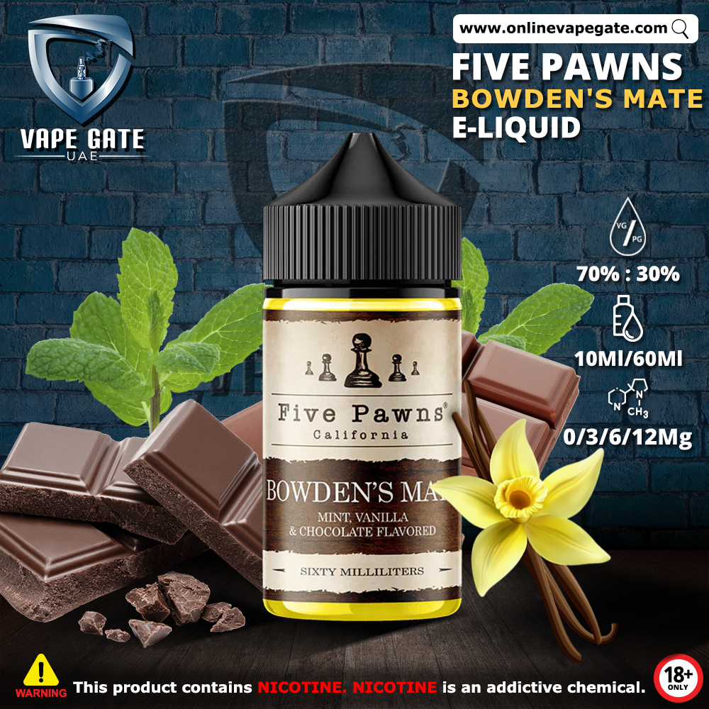 Bowden's Mate - 60ml E liquid by Five Pawns California