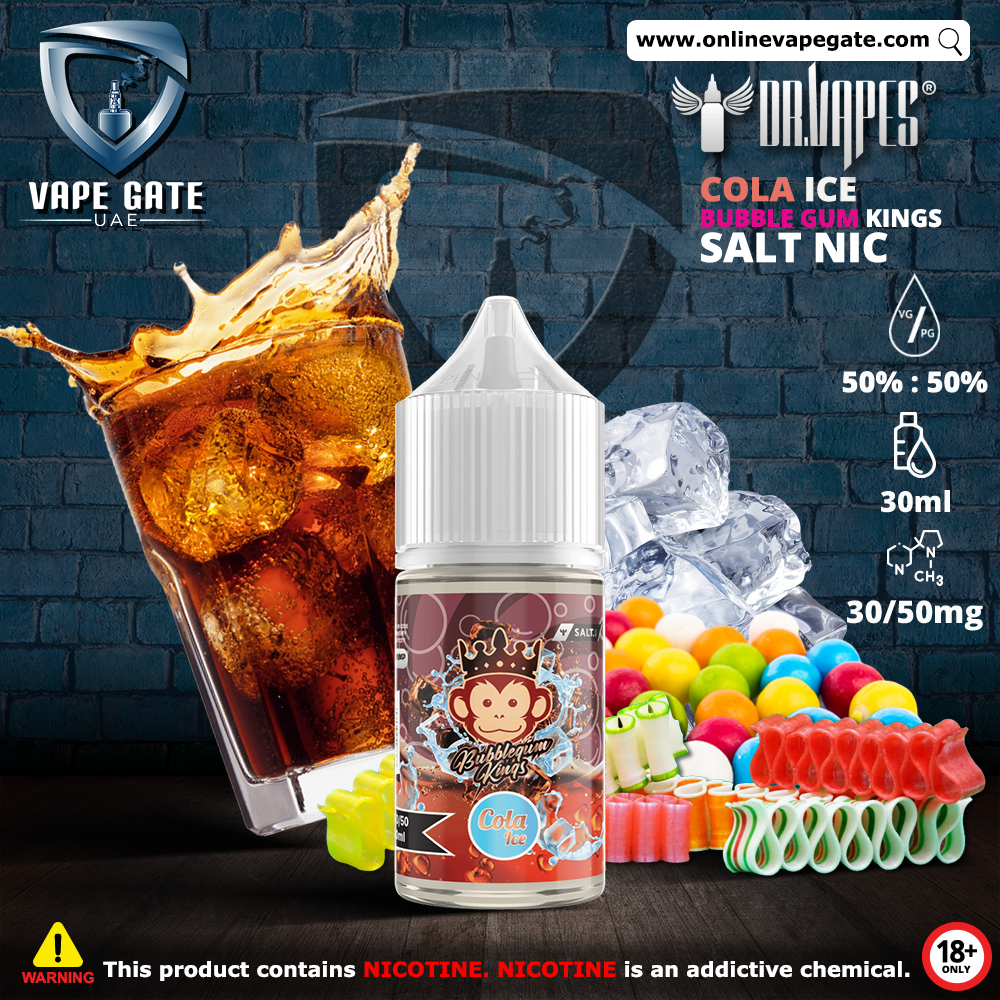 Bubble Gum Kings Cola Ice 30ml Saltnic by Dr. Vapes