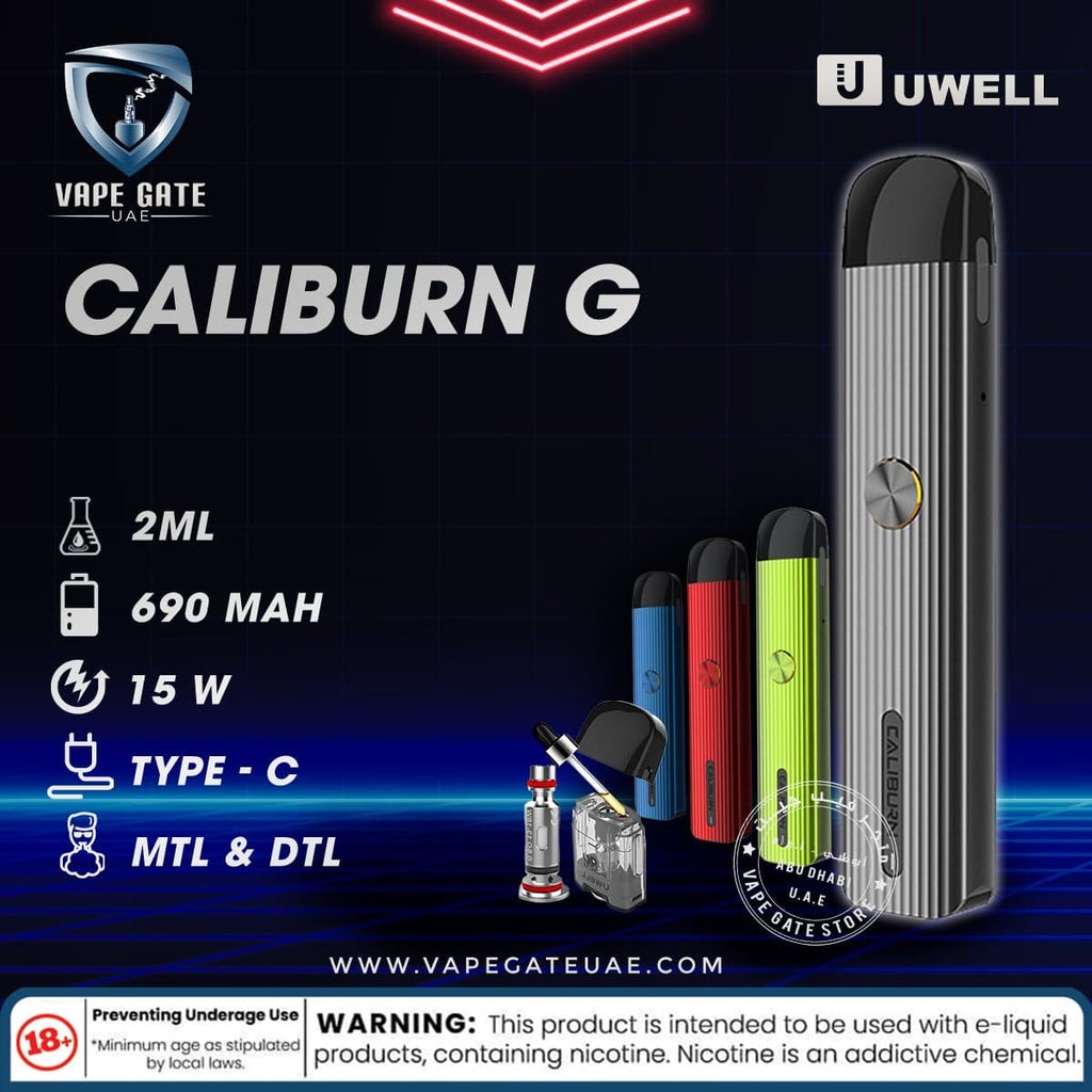 Uwell Caliburn G 15W Pod System Kit 690mAh
