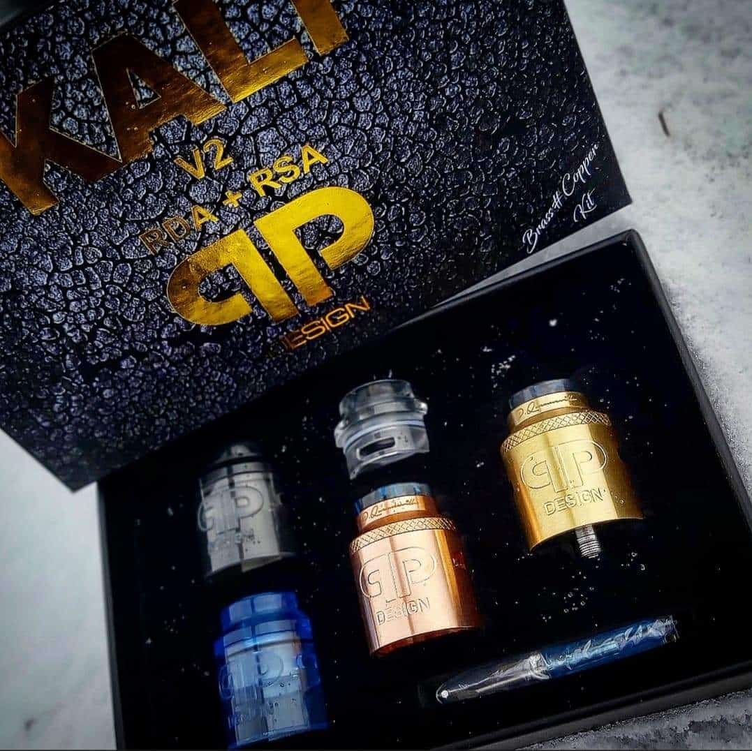 QP Design – Kali v2 RDA/RSA Brass Copper Kit