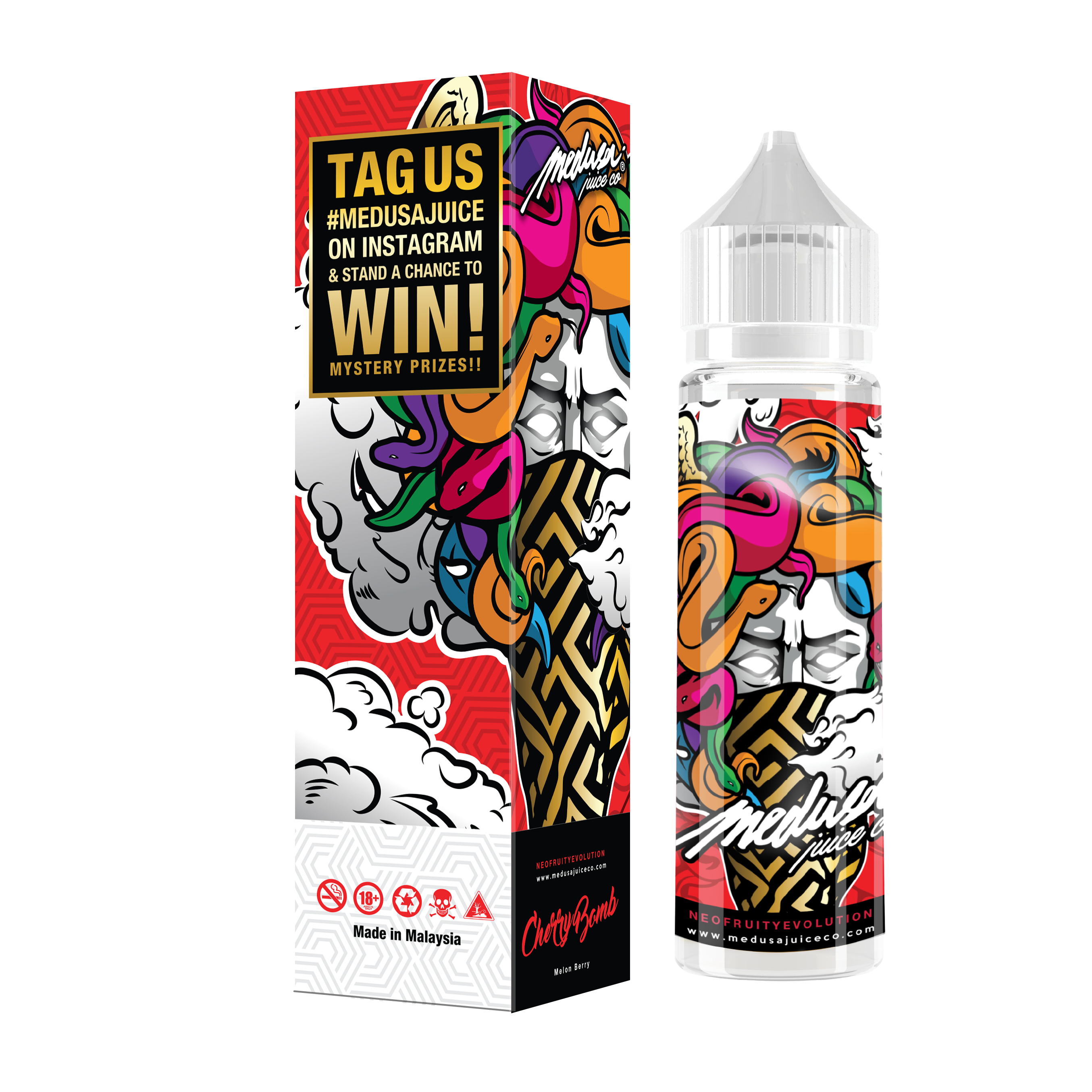 Cherry Bomb Neo Fruity Series - Medusa Juice Co. 60ml