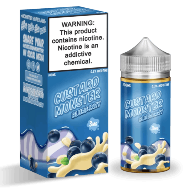 Blueberry Custard E liquid by Jam Monster
