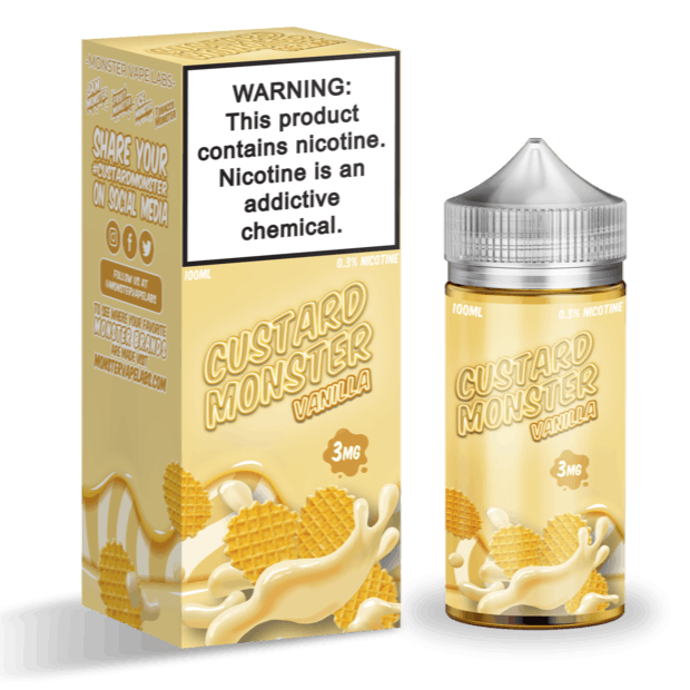 Vanilla Custard E liquid by Jam Monster