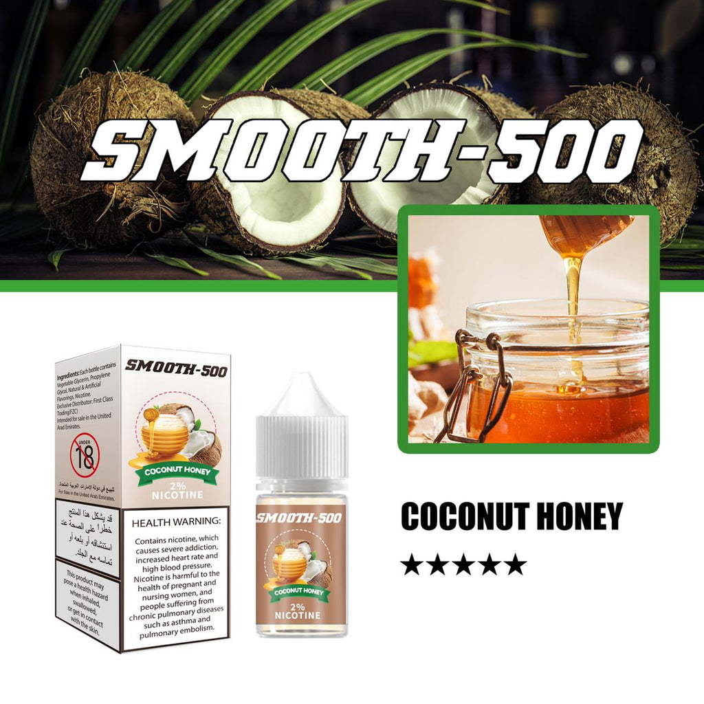 Smooth 500 Salt - Coconut Honey 30ml