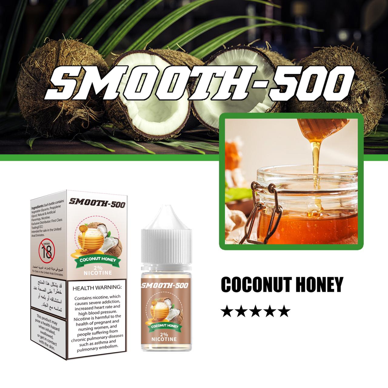 Smooth 500 Salt - Coconut Honey 30ml