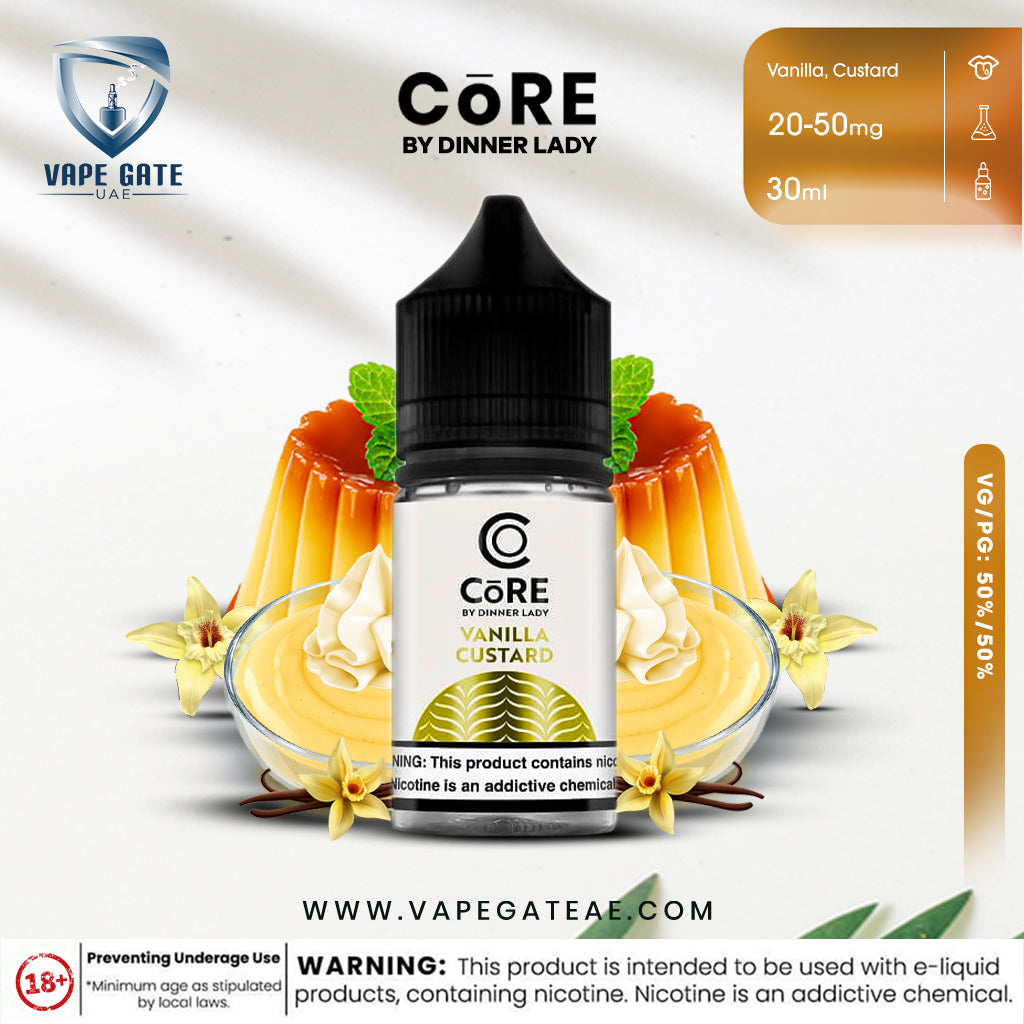 CORE BY DINNER LADY - VANILLA CUSTARD (30ML)