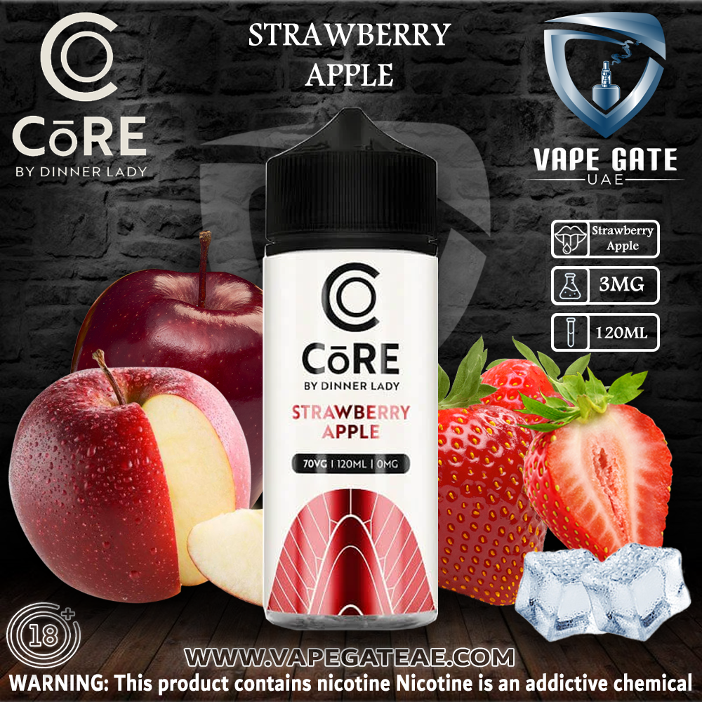 CORE BY DINNER LADY - STRAWBERRY APPLE (120ML)
