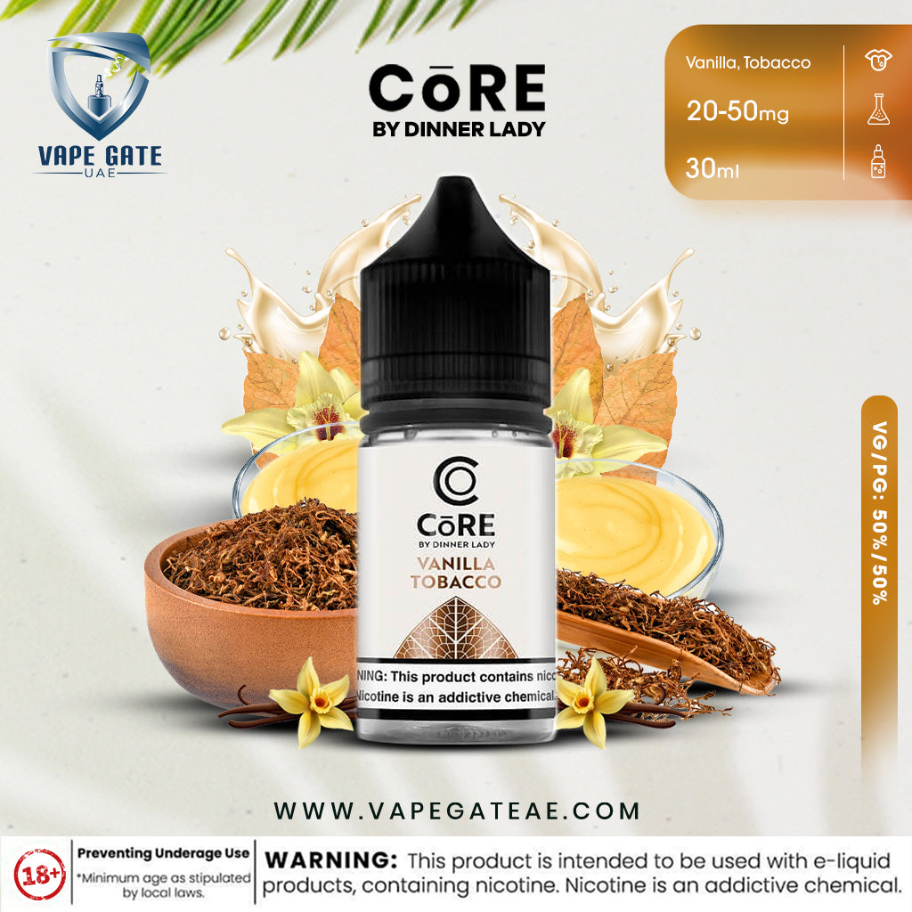CORE BY DINNER LADY - VANILLA TOBACCO (30ML)