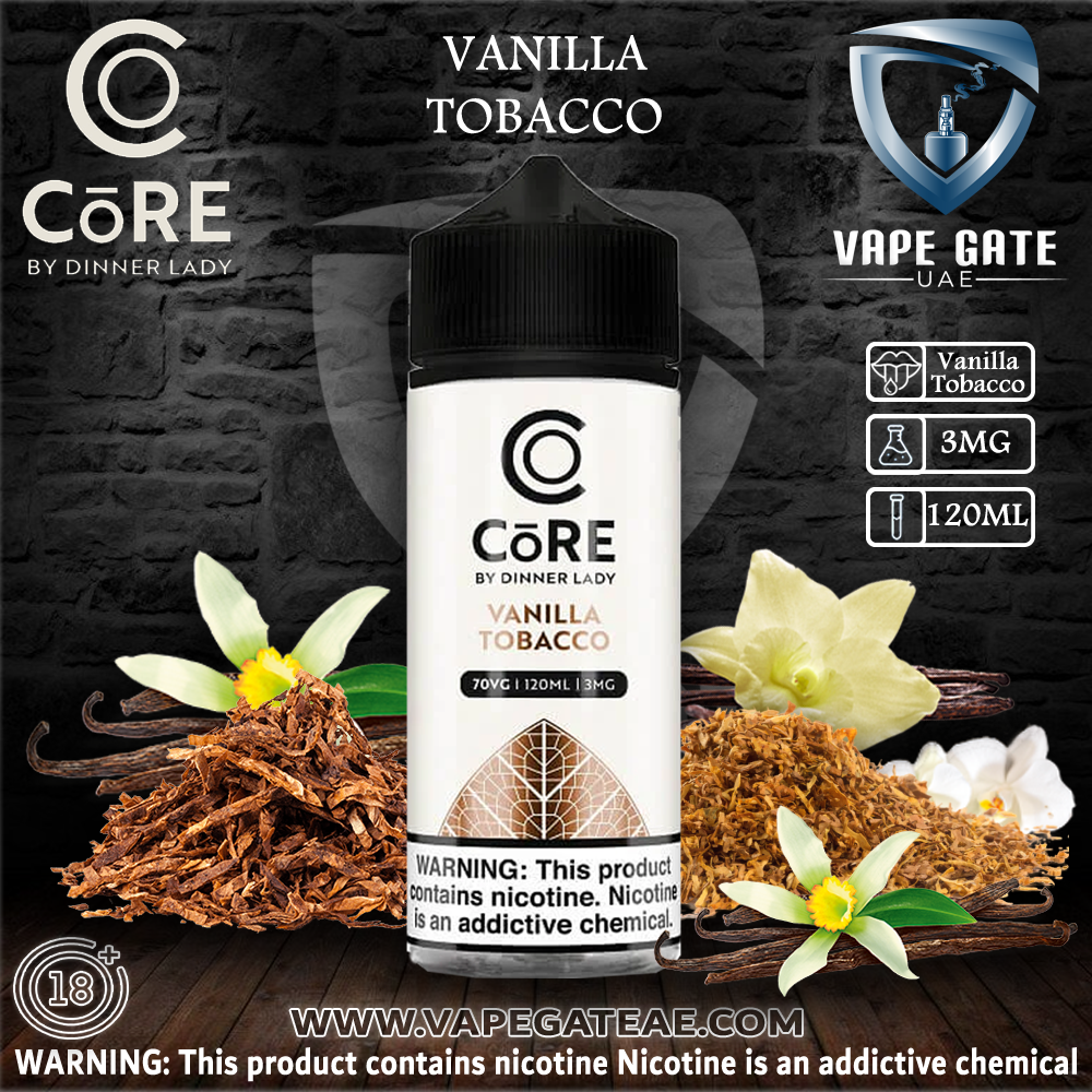 CORE BY DINNER LADY - VANILLA TOBACCO (120ML)