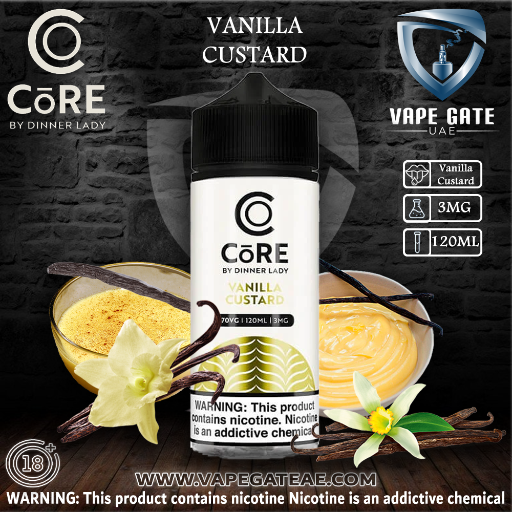 CORE BY DINNER LADY - VANILLA CUSTARD (120ML)