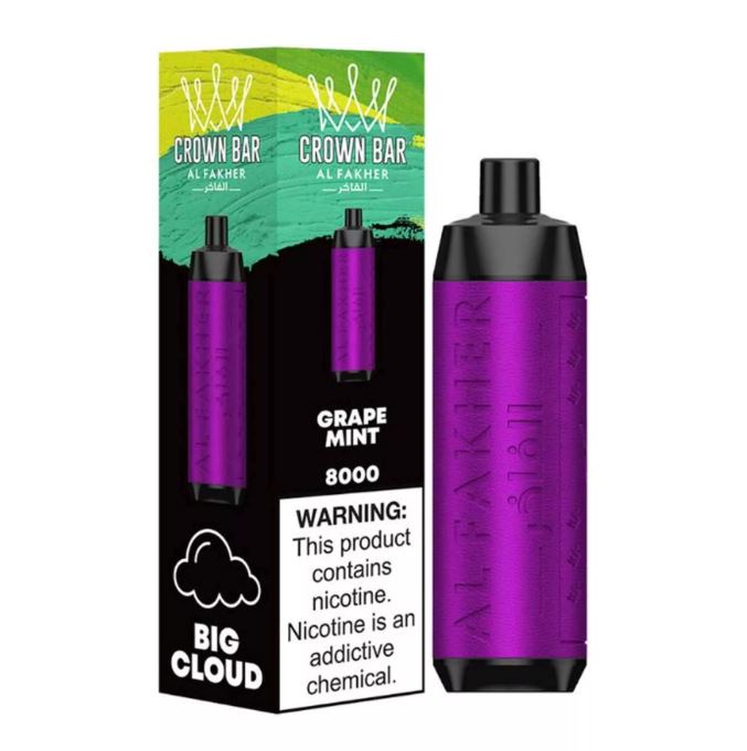 Al Fakher - Crown Bar Disposable Vape (8,000 Puffs)